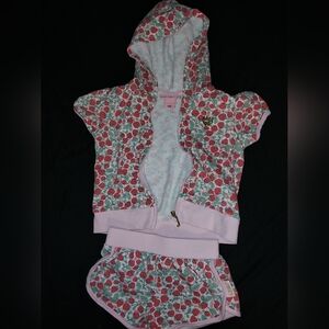 Strawberry Print Shorts